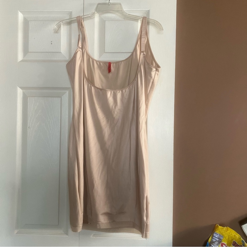 SPANX tan Shapewear Slip / Tank top with built in bodysuit 3X